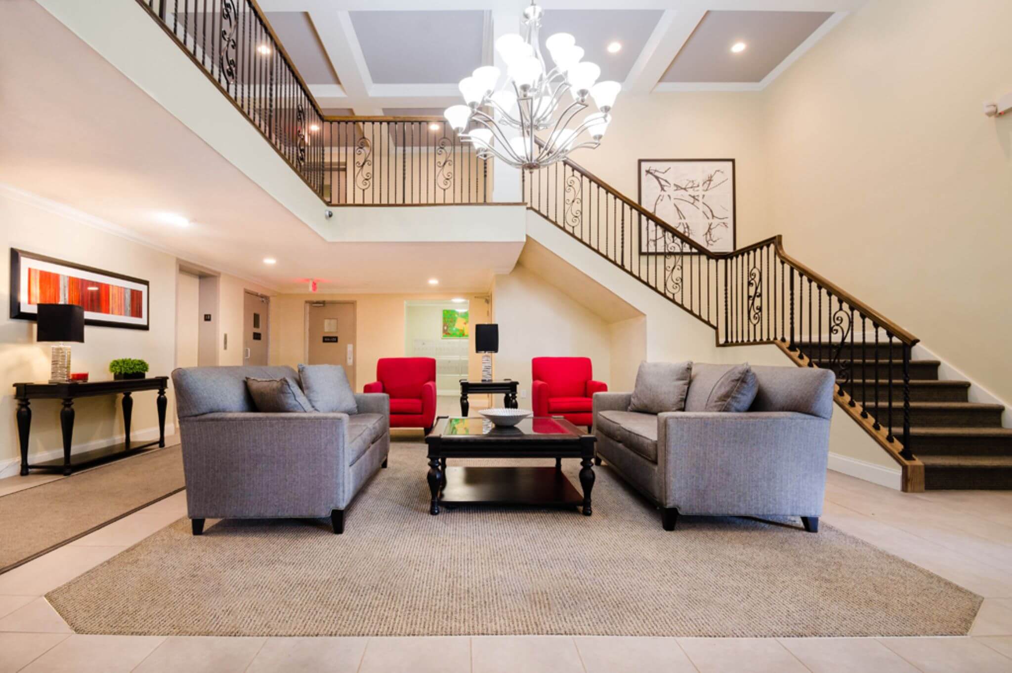 Sitting Area in Lobby
